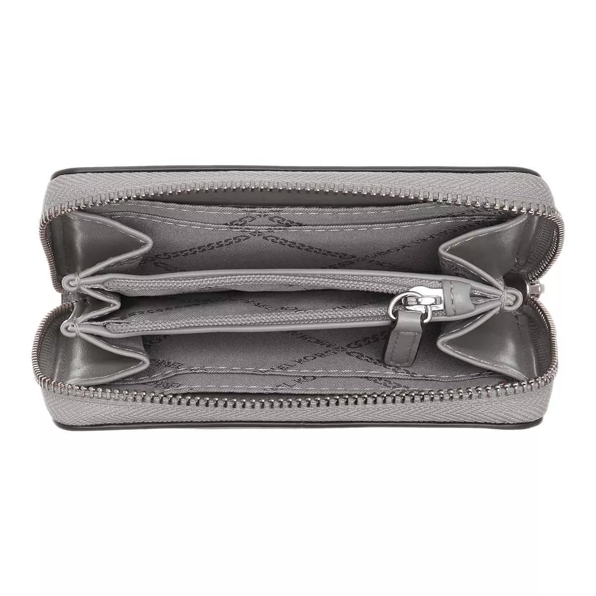 Michael kors pearl grey wallet hot sale