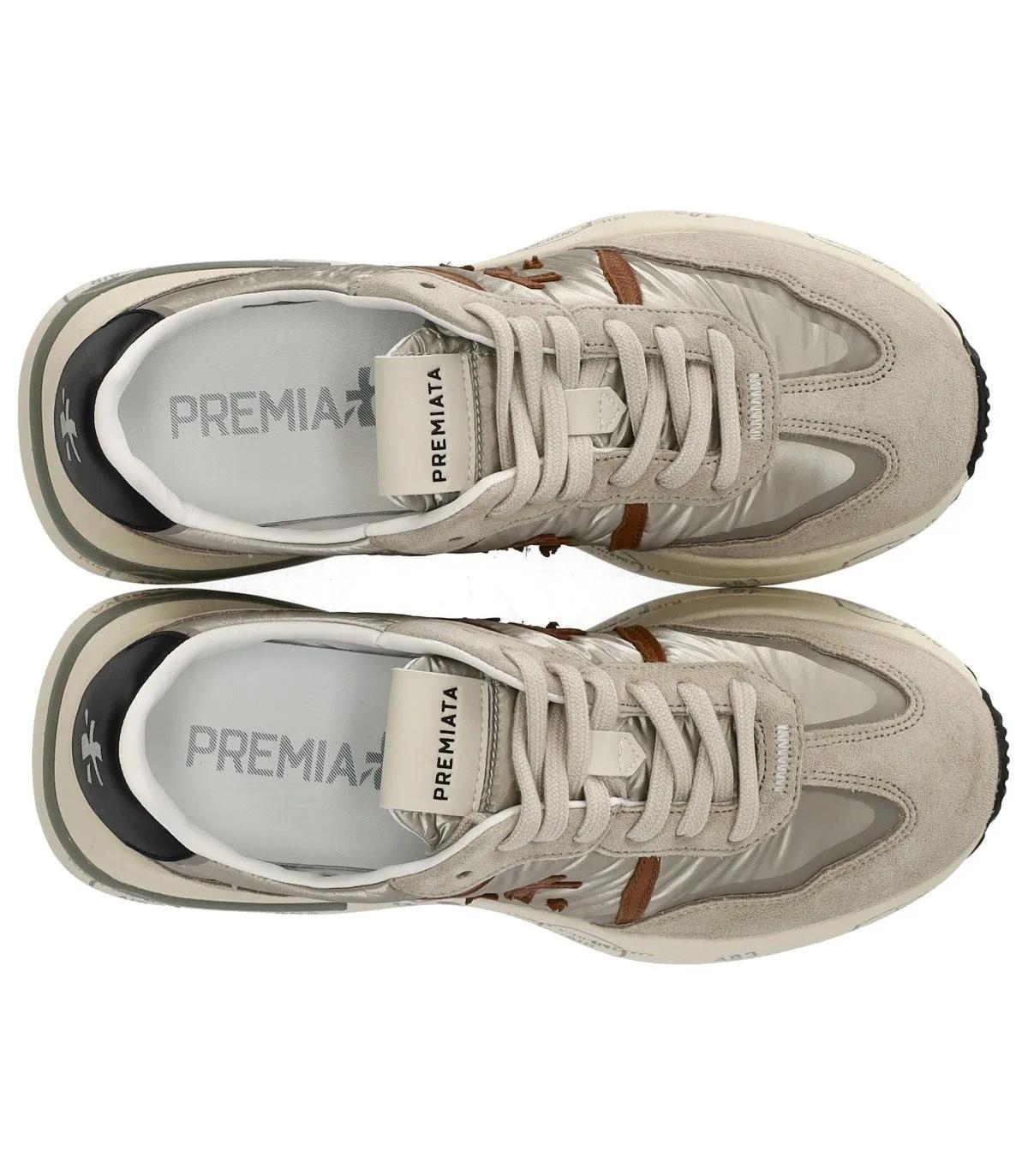 Premiata Low-Top Sneaker - PREMIATA CASSIE 6470 SNEAKER - Gr. 36 (EU) - in Grau - für Damen