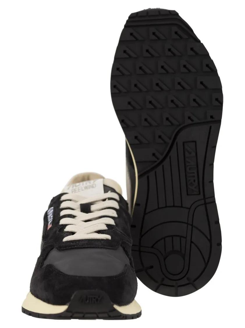 Thumbnail - Autry Low-Top Sneaker - Reelwind - Suede And Technical Textile Trainer - Gr. 44 (EU) - in Schwarz - für Damen