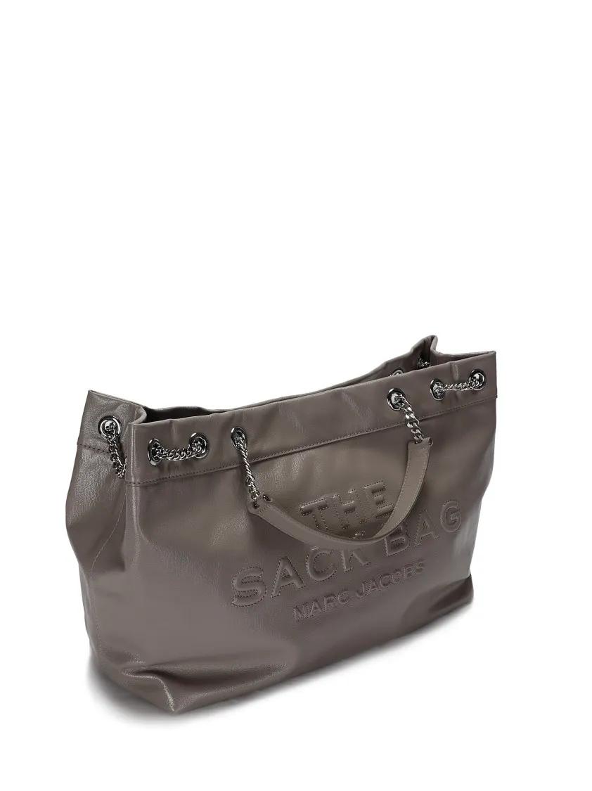Marc Jacobs Hobo bags Shoulder Bag With Leather And Chain Handles in grijs