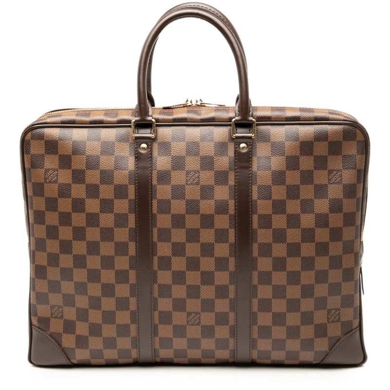 Louis Vuitton Tote Damier Ebene Porte Documents Voyage PM braun