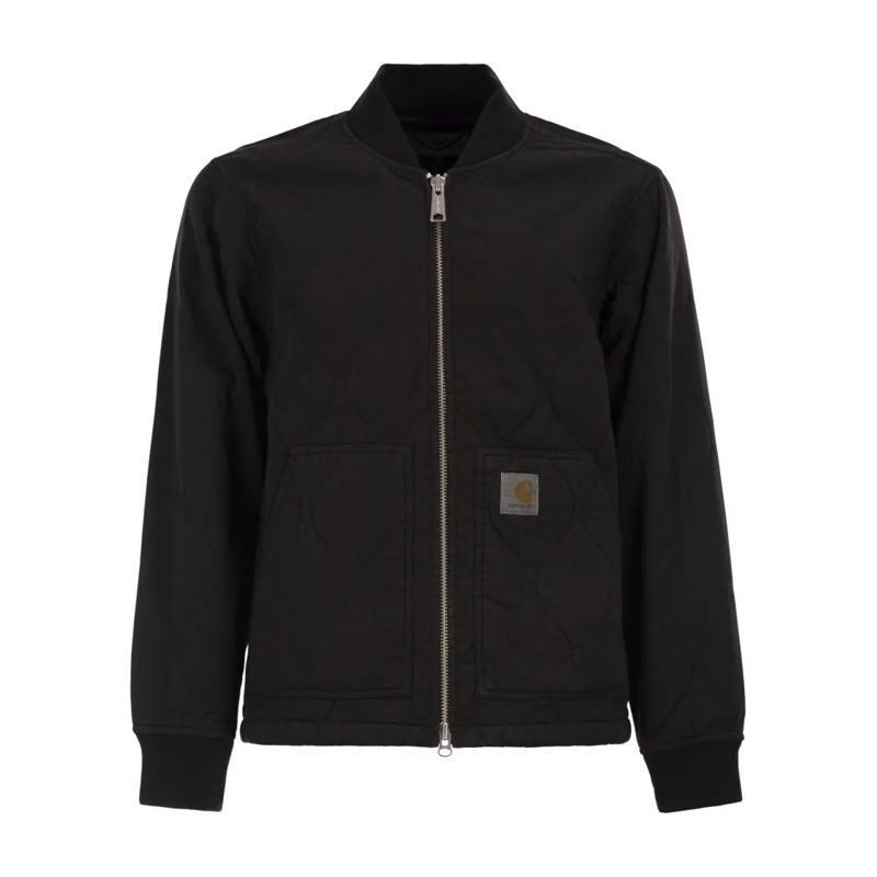 Carhartt Wip Bomberjacke Lightweight Cotton Twill Bomber Jacket With Onion  Black