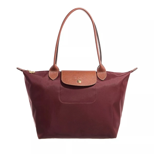 Longchamp Le Pliage Original Burgundy Satchel