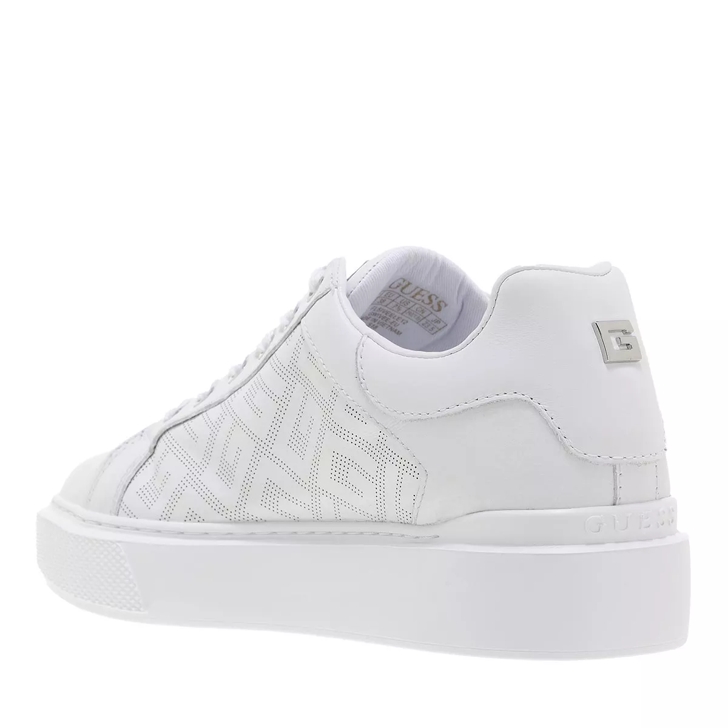 Guess white leather store sneakers