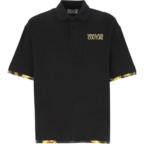 Versace Jeans Couture Polo shirt T-shirts And Polos Black schwarz