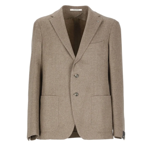 Tagliatore Blazer Virgin Wool Jacket Brown