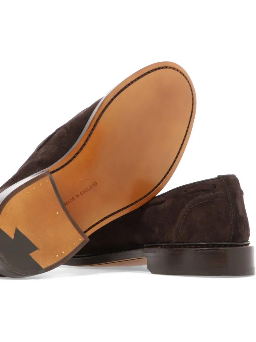Thumbnail - Tricker's Loafer - Tassel-Detail Brown Leather Loafers By Tricker's - Gr. 10 - in Schwarz - für Damen