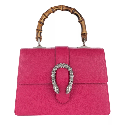 Gucci Dionysus Medium Top Handle Bag Leather Pink Crossbody Bag