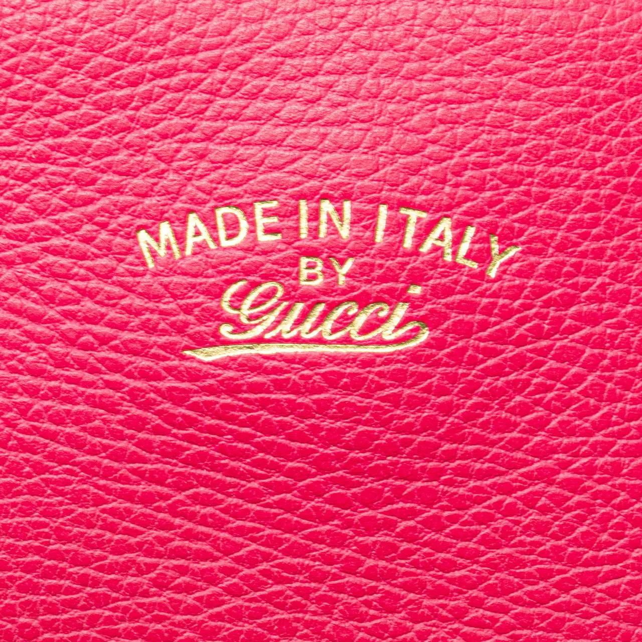 Thumbnail - Gucci Shopper - Medium Leather Swing Tote - Gr. unisize - in Gold - für Damen