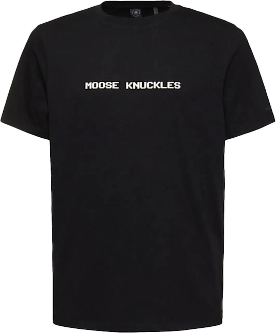 Thumbnail - Moose Knuckles - Milton Tee Black - Größe XXL - schwarz