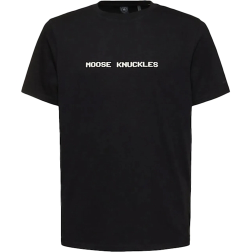 Moose Knuckles T-shirts Milton Tee Black schwarz