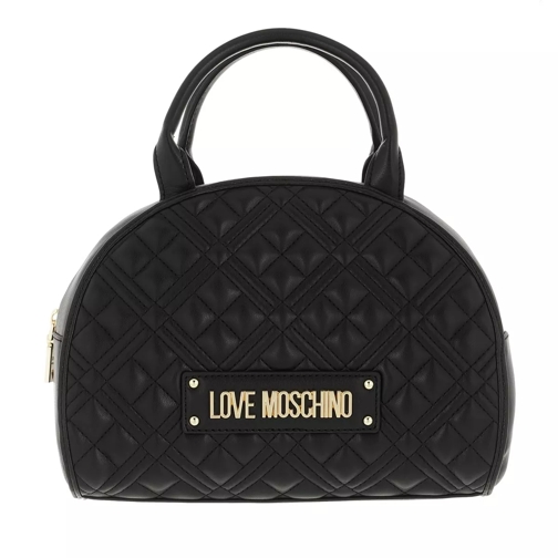 Love Moschino Borsa Quilted Pu  Nero Bowling Bag