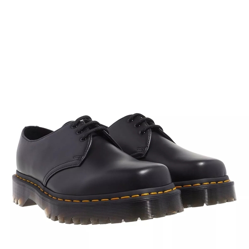 Dr. Martens 1461 Bex Squared Black Polished Smooth lace up shoes