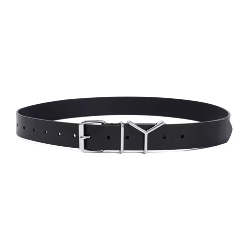 Paris Best Y 35Mm Black Cow Leather Belt Black Läderskärp