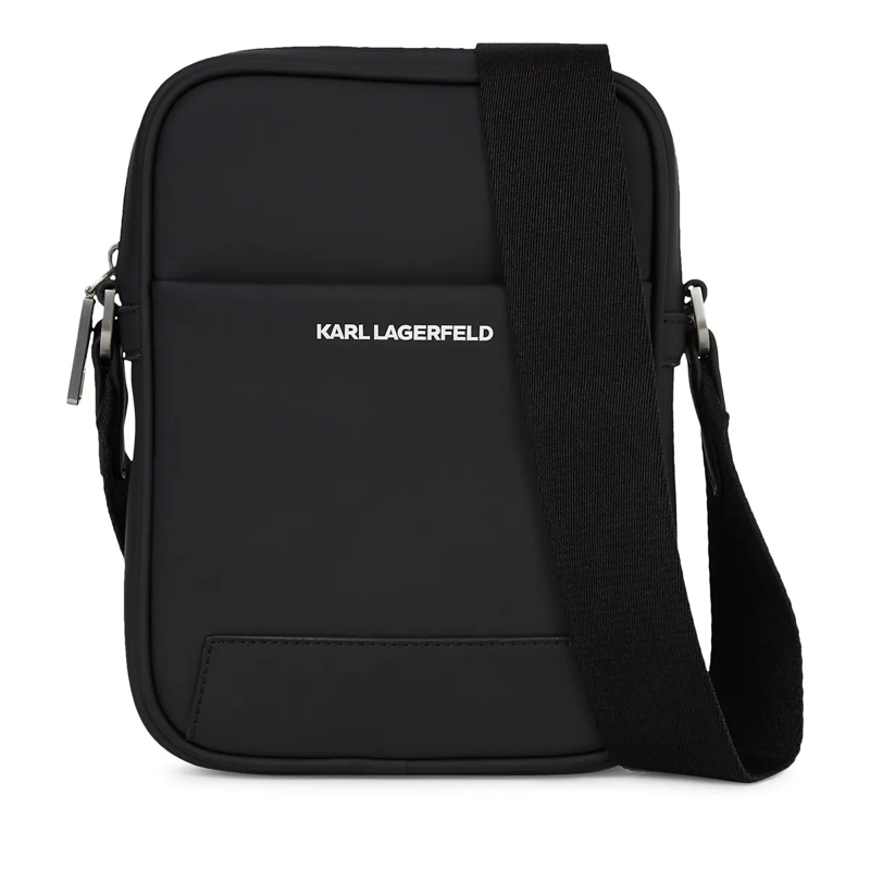 Karl Lagerfeld Crossbody Bag Umhängetasche mit minimalistischem Logo Umhängetas schwarz