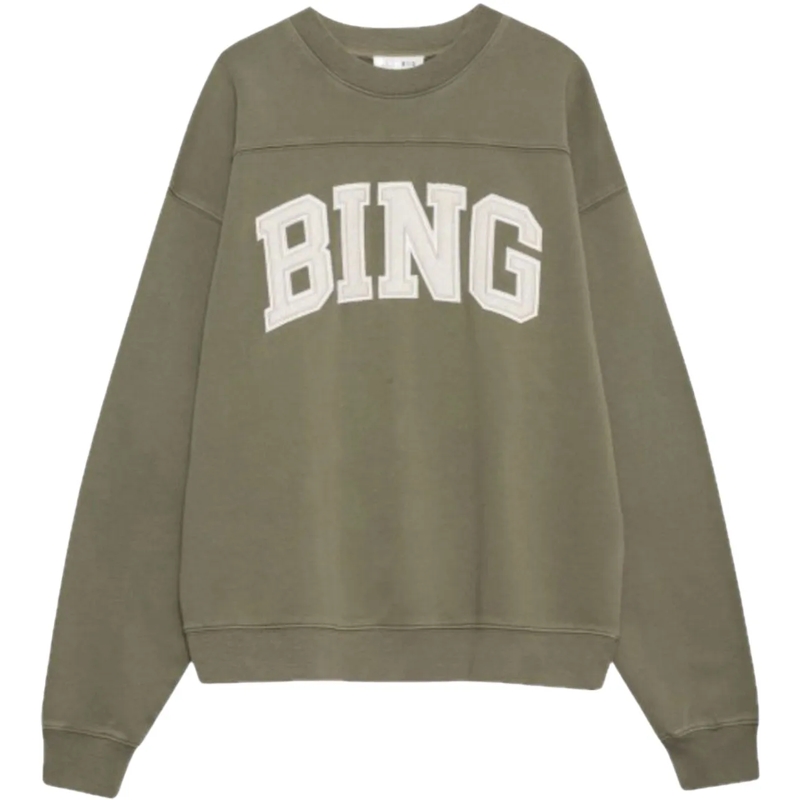 Anine Bing  sweater green logo grün