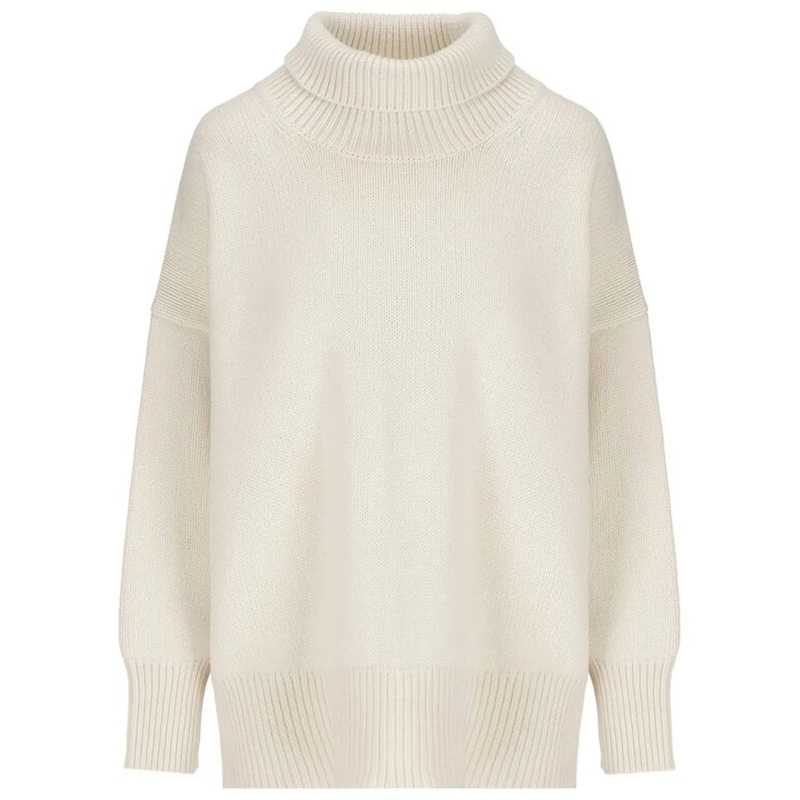 Chloé  Chloe Cashmere Turtleneck Sweater weiß