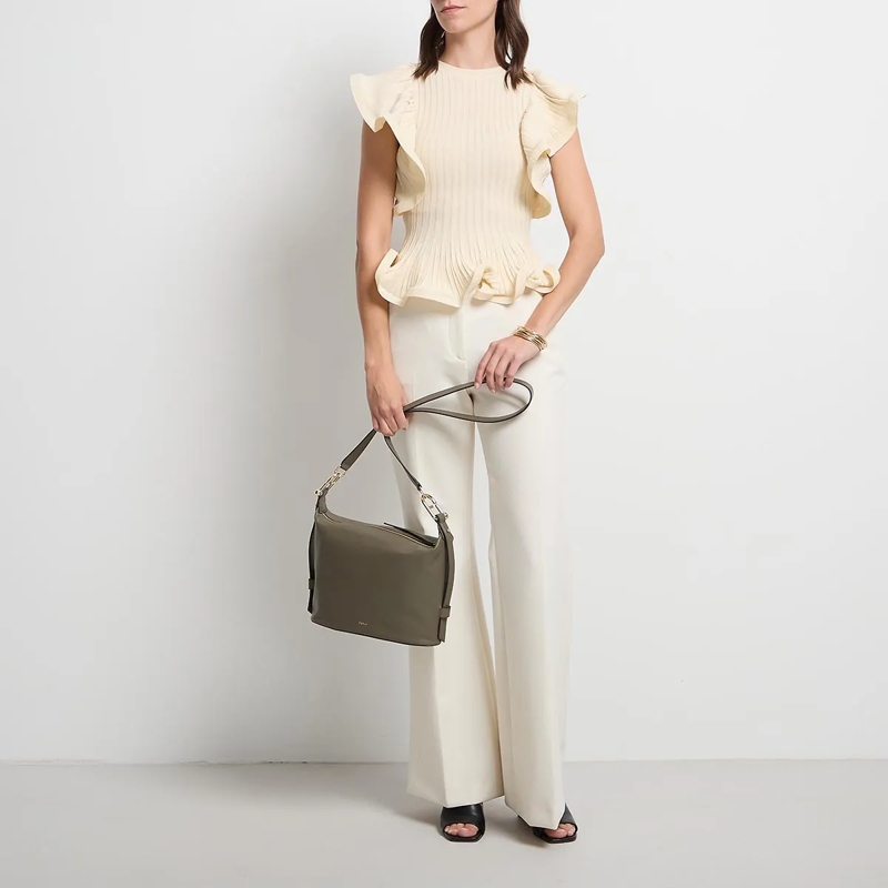 Furla Hobo Bag Furla Tonie Mini Hobo Avocado(Image 2)