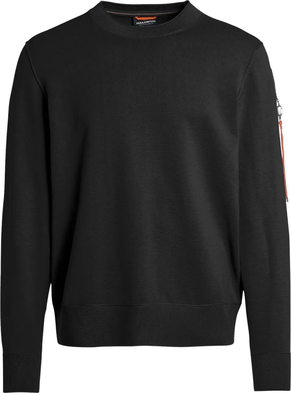 Thumbnail - Parajumpers - Basic Braw Crew Neck Sweater - Größe L - schwarz
