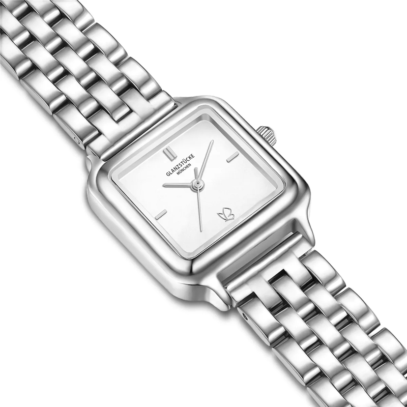 Glanzstücke München Automatikuhr Damen Armbanduhr Edelstahl silber(Image 6)