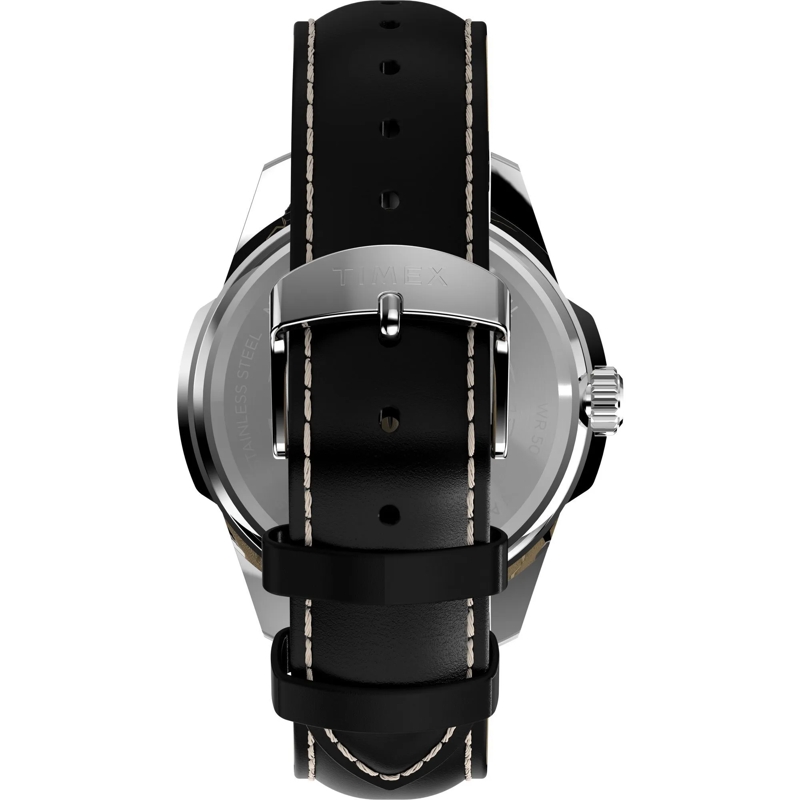 Timex Quarzuhr Quarz-Analoguhr Essex schwarz(Image 3)