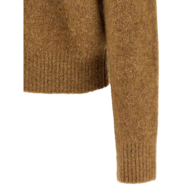 AMI Paris Polohemd 'Ami' Polo Shirt Brown(Image 4)