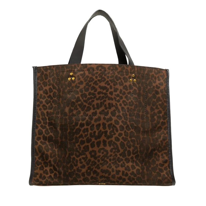 Jerome Dreyfuss Shopper Leon M Imprime Leopard Naturel