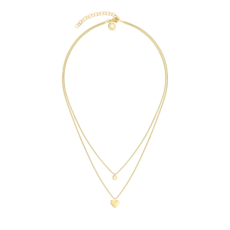 Liebeskind Berlin Mittellange Halskette Edelstahl Layered Love gold(Image 2)