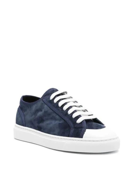 Thumbnail - Doucal's Low-Top Sneaker - Suede Lace-Up Sneakers - Gr. 37 (EU) - in Blau - für Damen