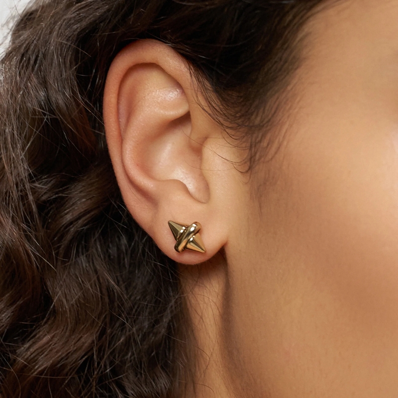 Liebeskind Berlin Ohrstecker Edelstahl Spikes gold(Image 8)