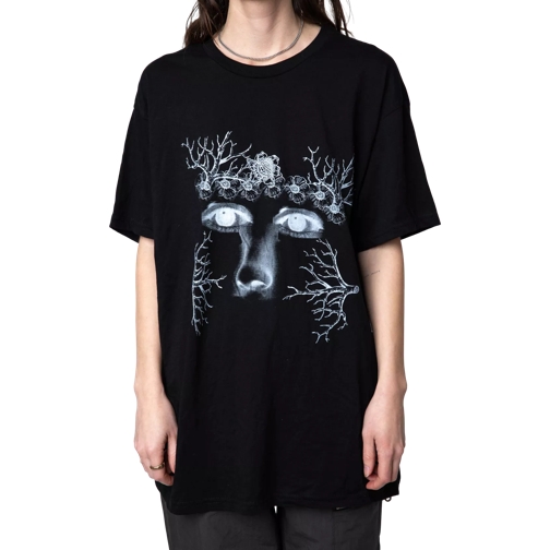 Westfall T-Shirt mit "Mother Nature"-Motiv black black 