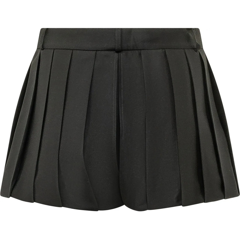 Coperni Shorts Shorts a Pieghe con Vita Alta schwarz(Image 2)