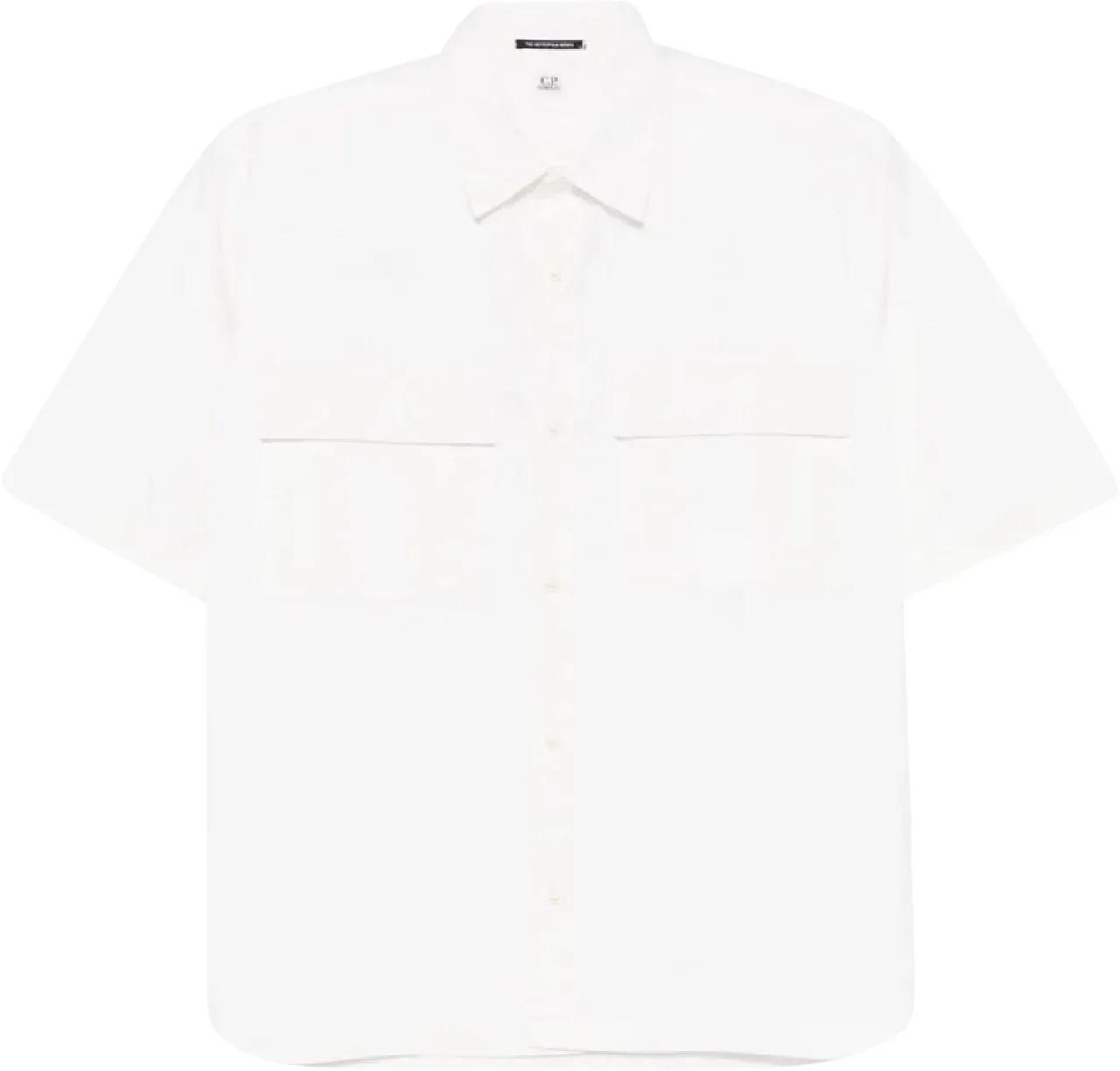 Thumbnail - CP Company - the metropolis series gabardine shortsleeve shirt - Größe M - bunt