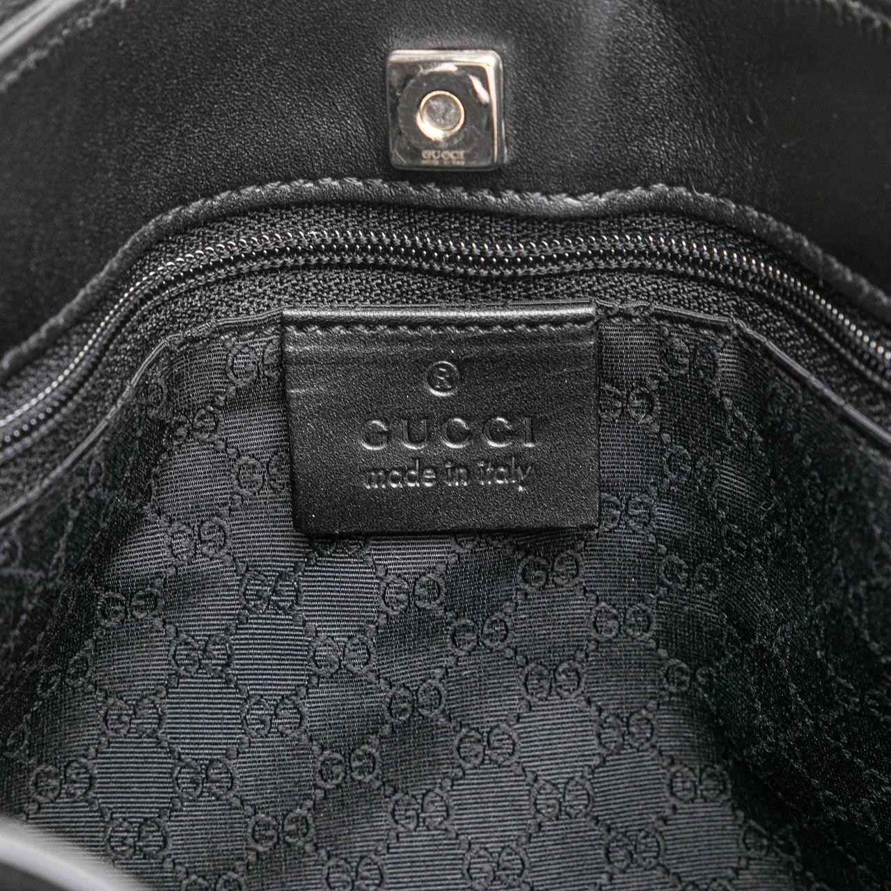 Thumbnail - Gucci Crossbody Bags - Leather Web Handbag - Gr. unisize - in Schwarz - für Damen
