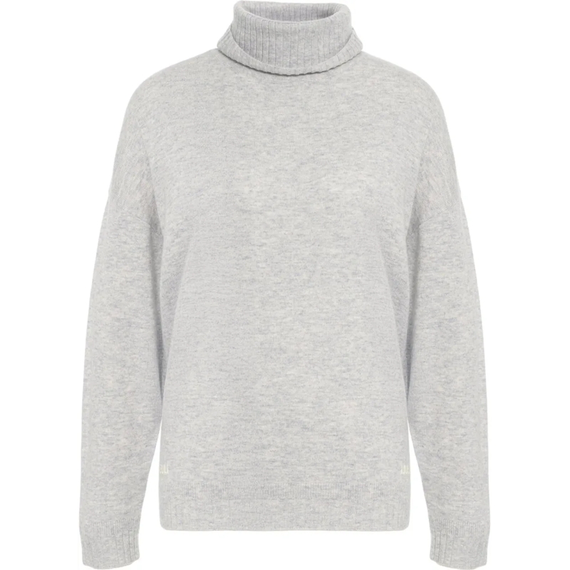 LIU JO  Wool turtleneck sweater grau