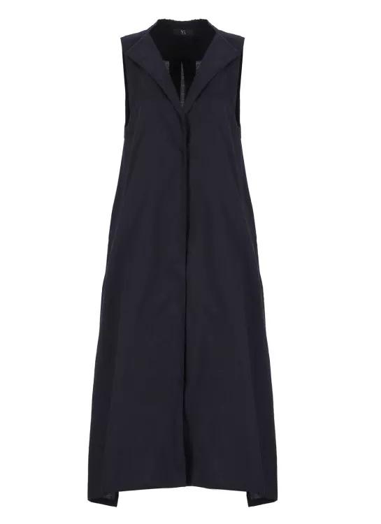 Y-3 - Blue Cotton Chemesier Dress For Woman - Größe 2 - blue