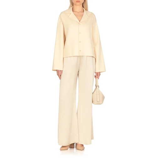 Fabiana Filippi Blazer Ivory Wool Blazer Neutrals (Image 5)