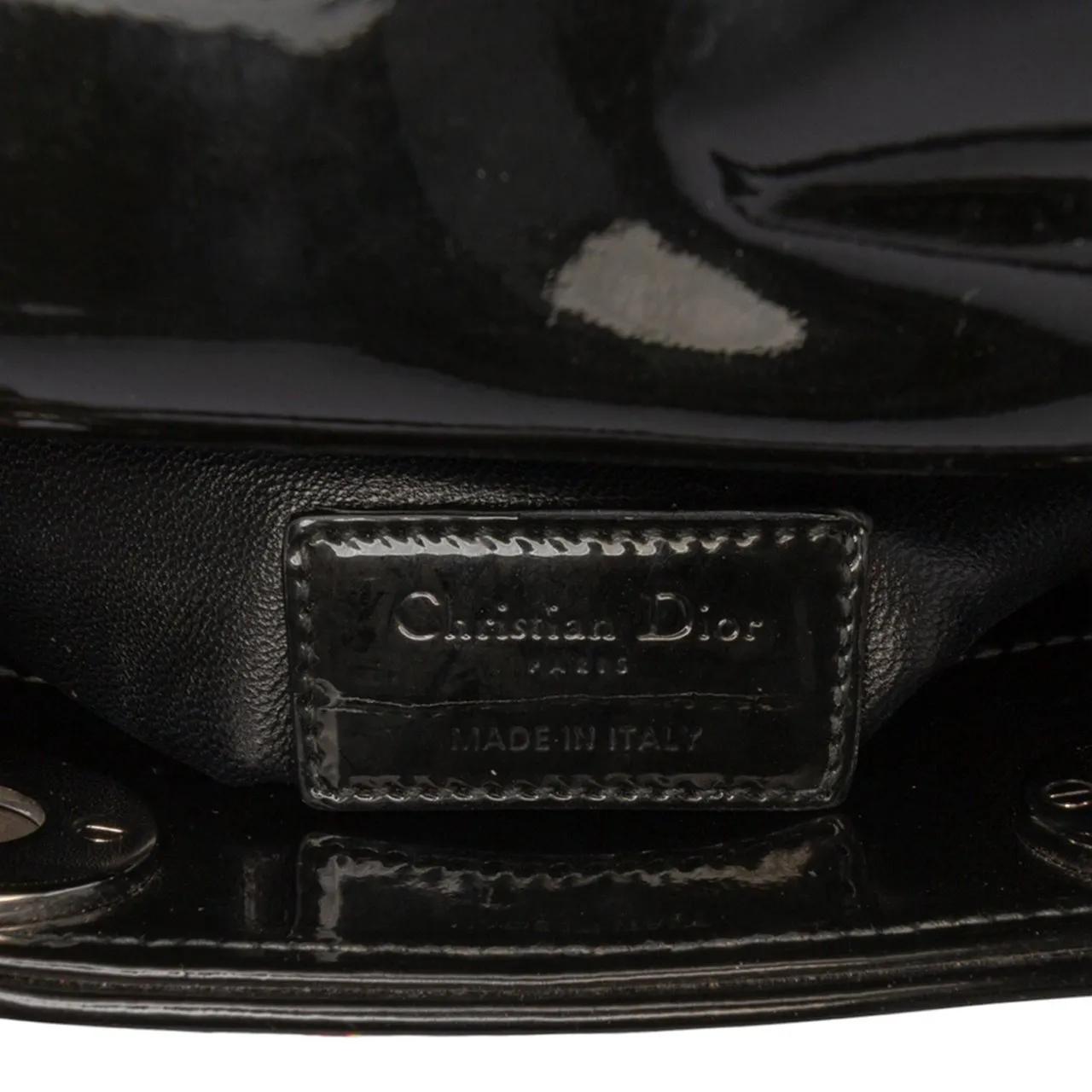 Thumbnail - Christian Dior Hobo Bags - Mini Multicolor Metallic Fabric and Patent Leather - Gr. unisize - in Schwarz - für Damen