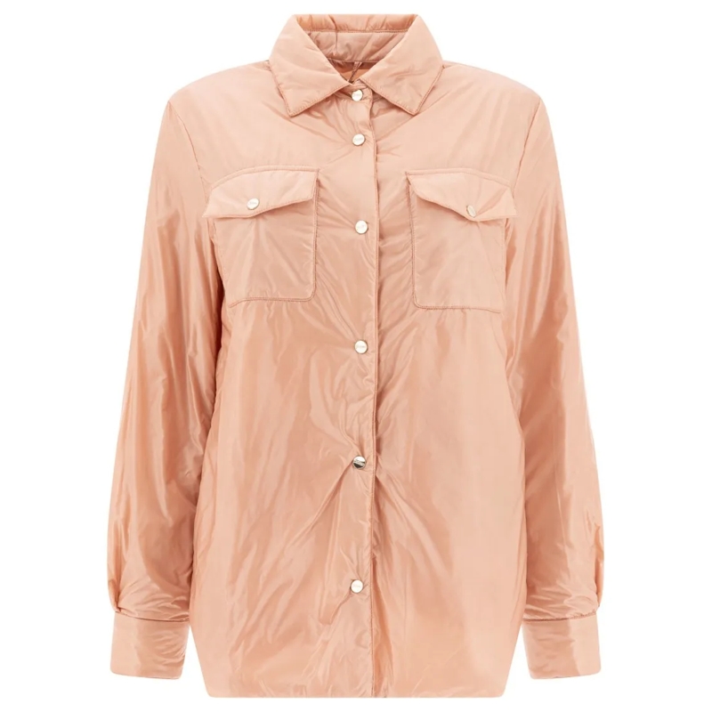 Herno Veste de transition Relaxed-Fit Pink Jacket Pink