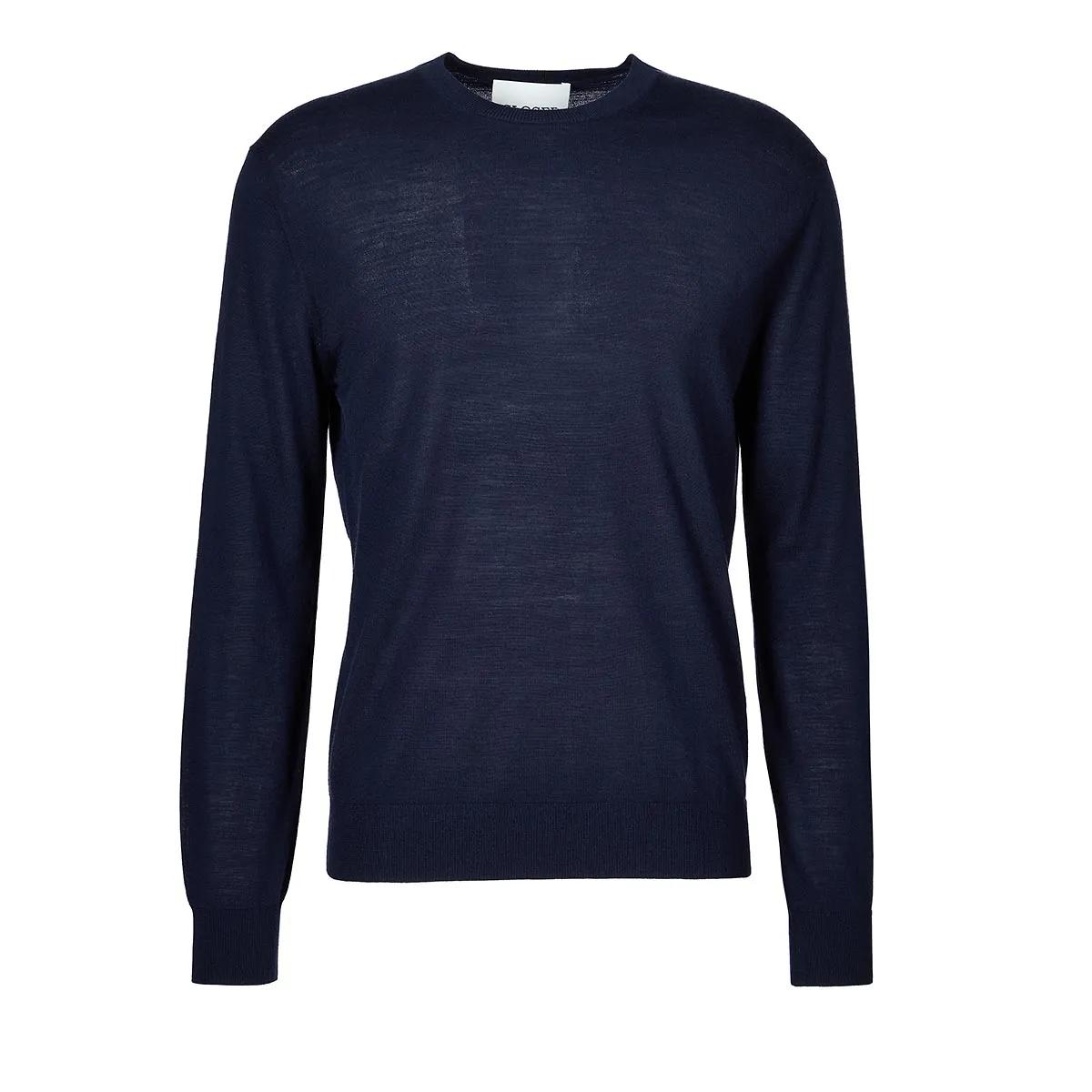 Closed - crew neck jumper - Größe S - blau