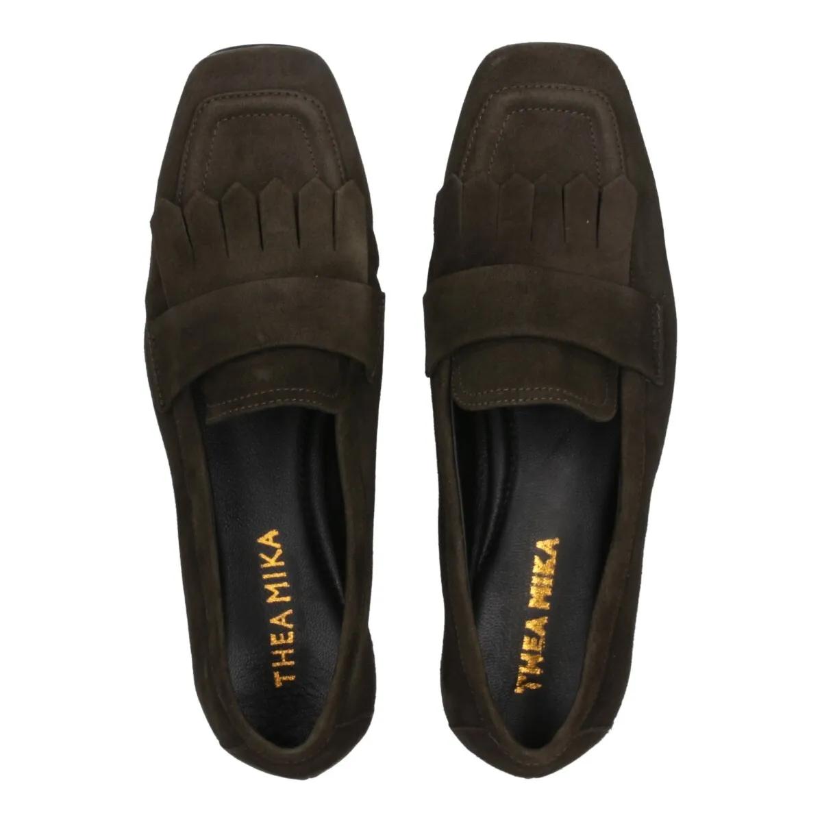 Thumbnail - Thea Mika Slipper & Pantoletten - Mokassins - Gr. 37 (EU) - in Braun - für Damen