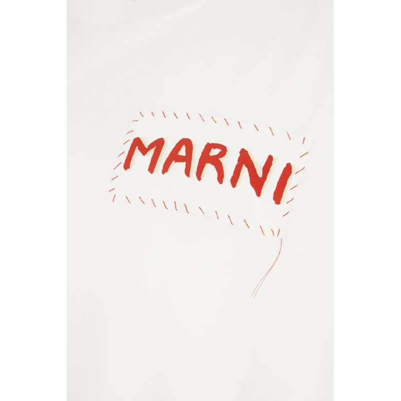 Marni T-Shirt Marni White cotton t-shirt weiß(Image 3)
