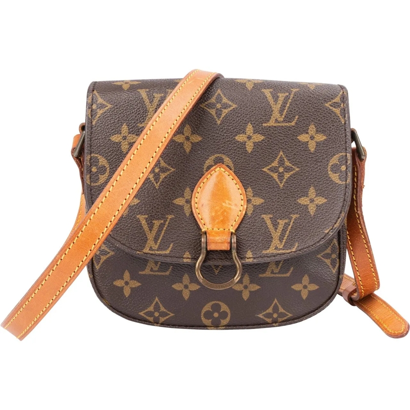 Louis Vuitton Schultertasche Louis Vuitton Canvas Monogram Saint Cloud PM Cross mehrfarbig