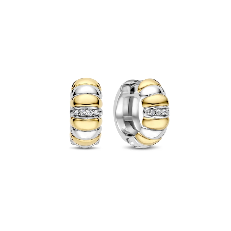 Ti Sento Ohrstecker 925er Sterlingsilber Ohrringe gold