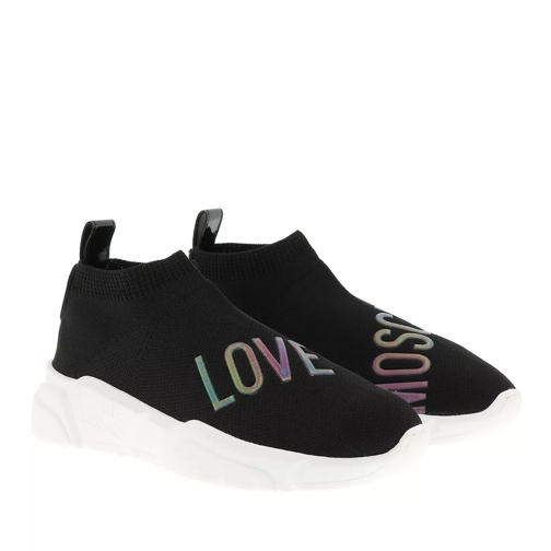 Love Moschino Running Stretch Sneaker Nero scarpa da ginnastica bassa
