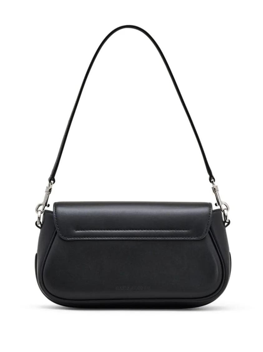 Marc Jacobs Hobo bags Black Bag With Flap Closure And Logo Detail in zwart