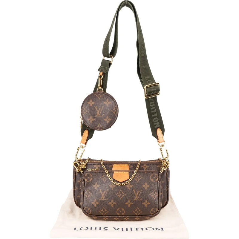 Louis Vuitton Tote Louis Vuitton Canvas Monogram Multi Pochette Acces braun