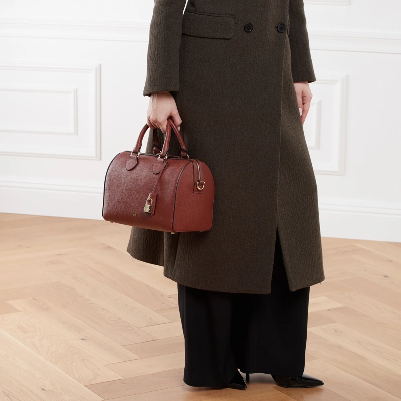 AIGNER Sac de bowling Delia Dark Cognac(Image 3)