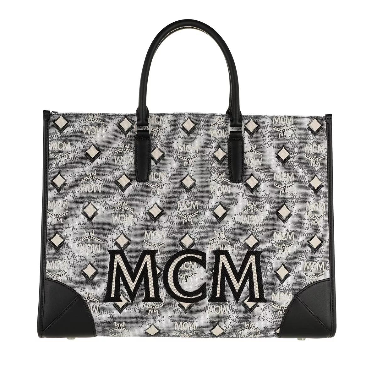 MCM Totes - Visetos Jacquard Large Tote Bag - Gr. unisize - in Grau - für Damen