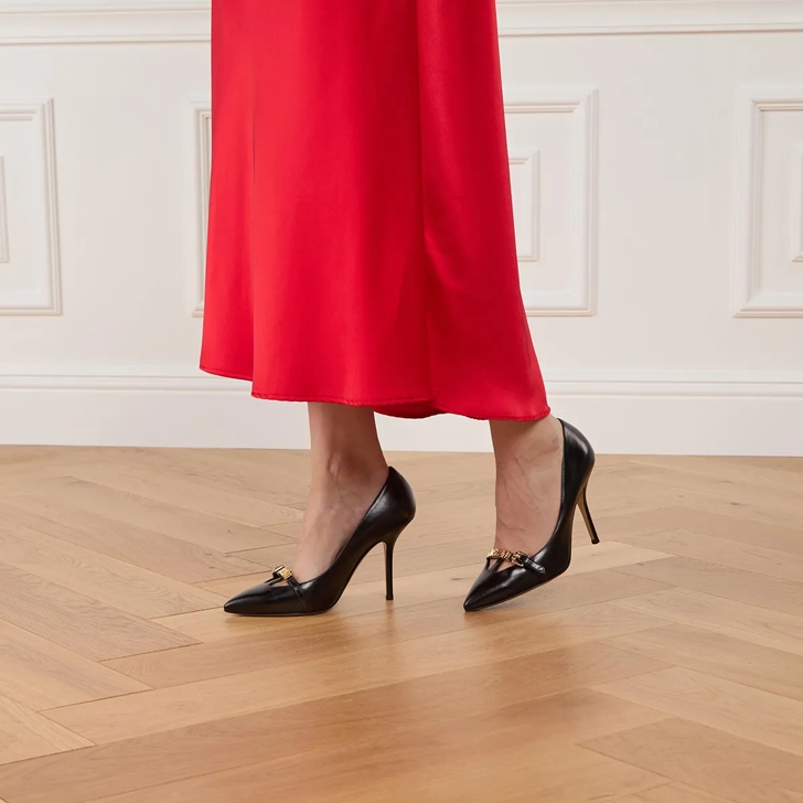 Moschino Mini Lettering Nero | Pumps